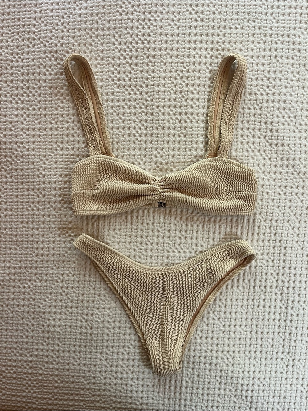 Wanderlust bikini worn once crinkle fabric